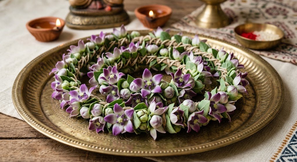 Akhanda Flower mala — Puja Items  from Pujariya