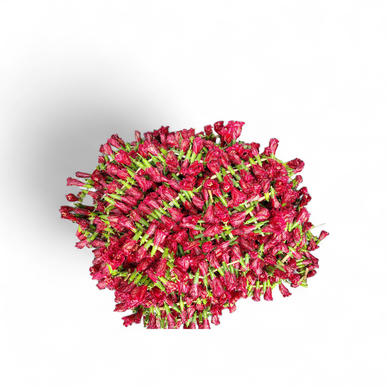 Red Hibiscus Garland. — Puja Items  from Pujariya